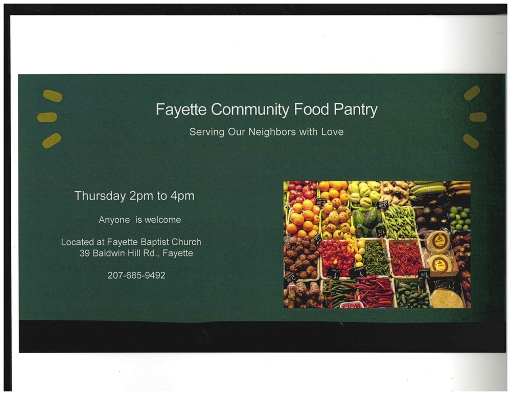 FAYETTE COMMUNITY FOOD PANTRY
