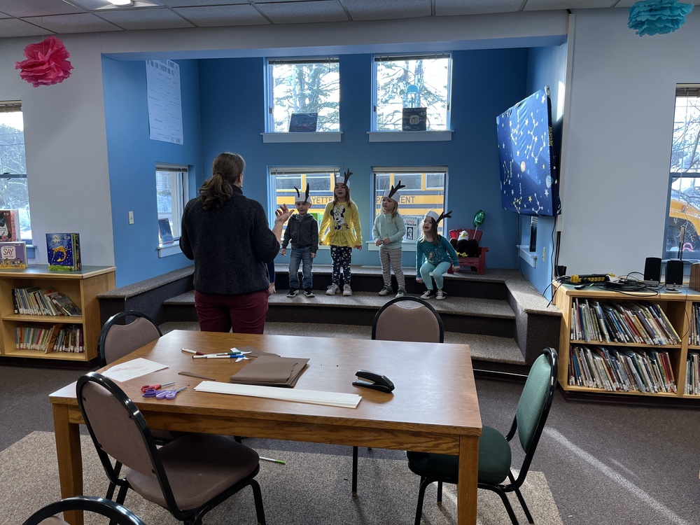 Mrs. Morin Practicing with PreK