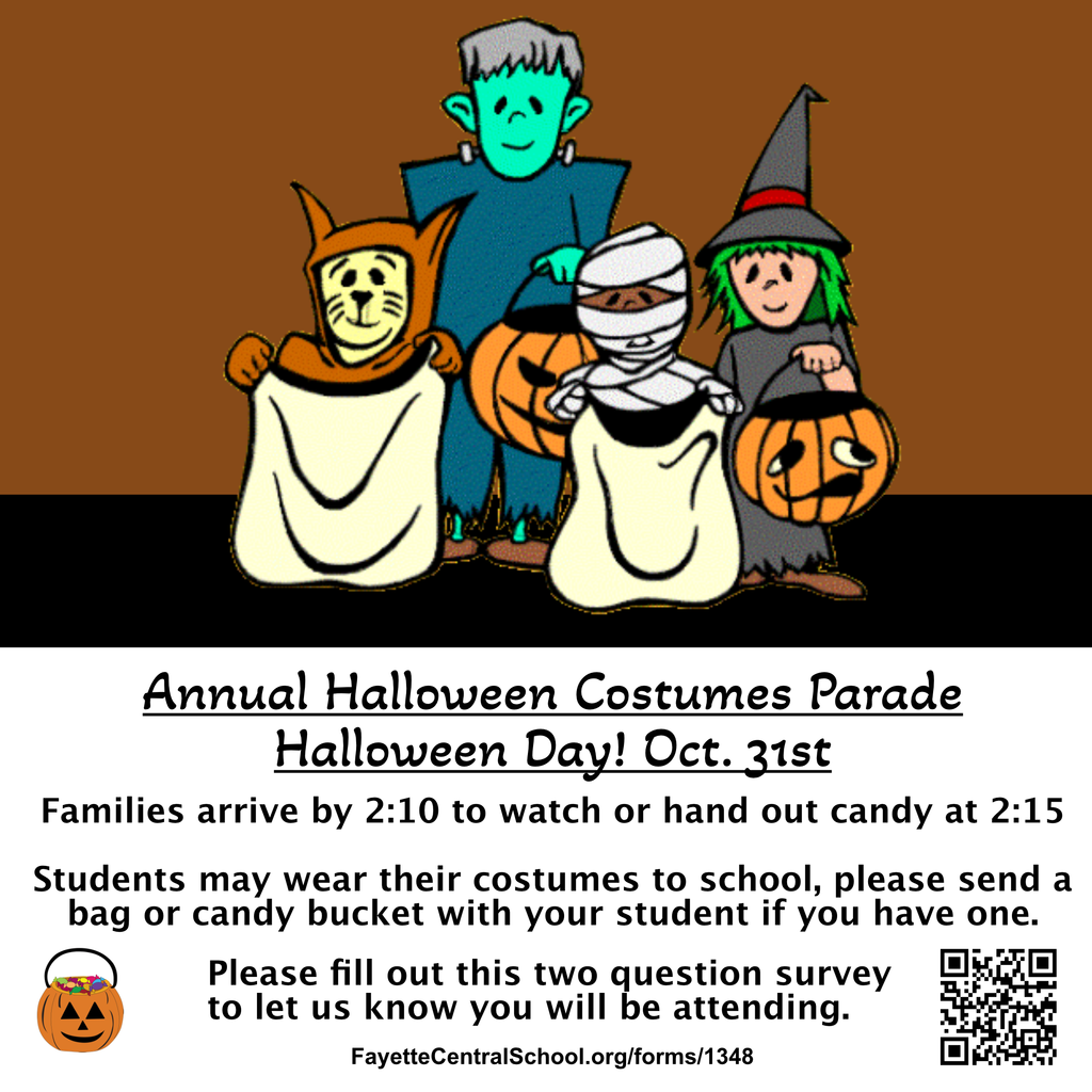 Halloween Costume Parade Inivitation